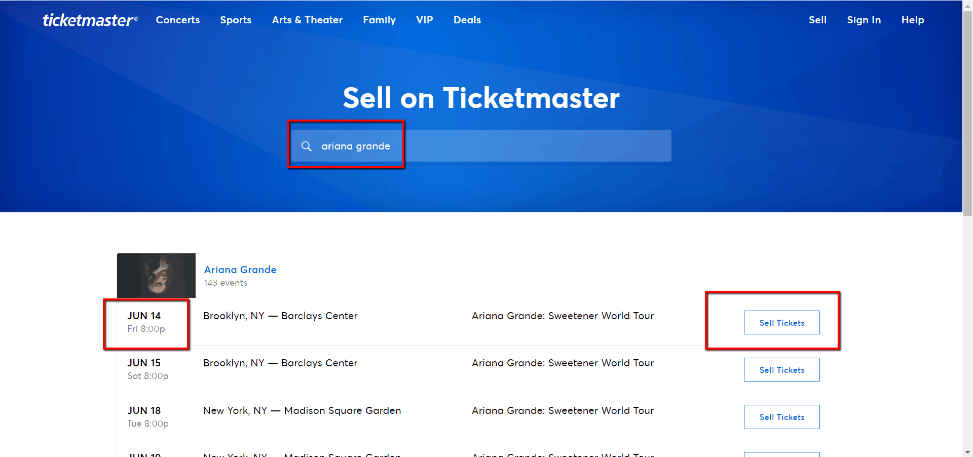 How to resell concert tickets on Ticketmaster