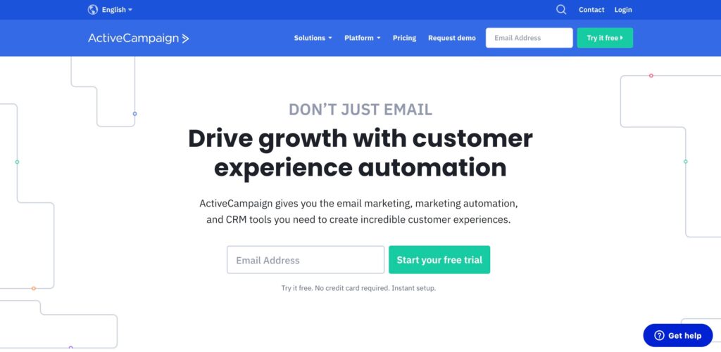 The Best Email Marketing Software For 2024 Ranked And Reviewed   Screenshot Of ActiveCampaign 1 Customer Experience Automation Platform 1024x501 