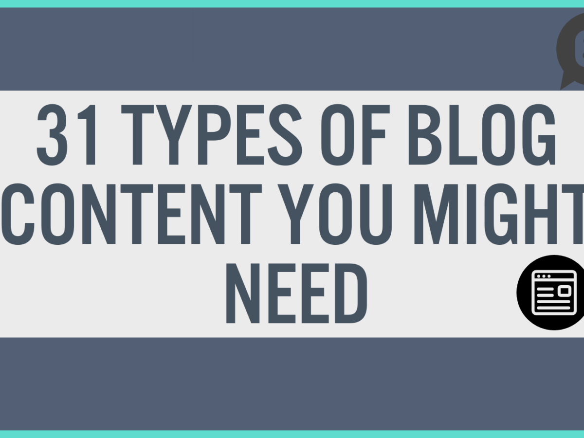 10 Exciting Types of Blogs You Can Start Today - Content @ Scale