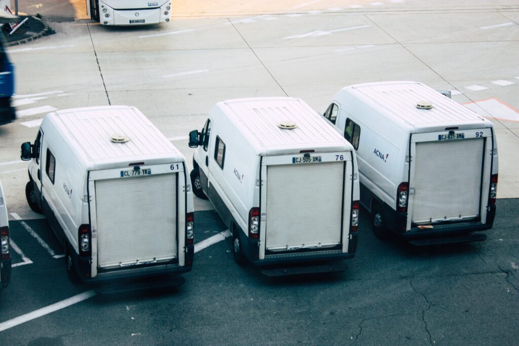 delivery vans